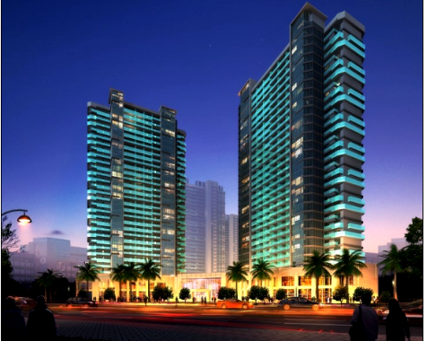 沿街建筑外立面铝单板装修“大变身”,城市颜值再提升!