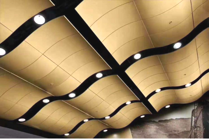 正一建材非标造型铝天花 引领居室吊顶潮流新选择