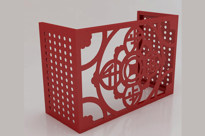 正一铝合金空调保护罩